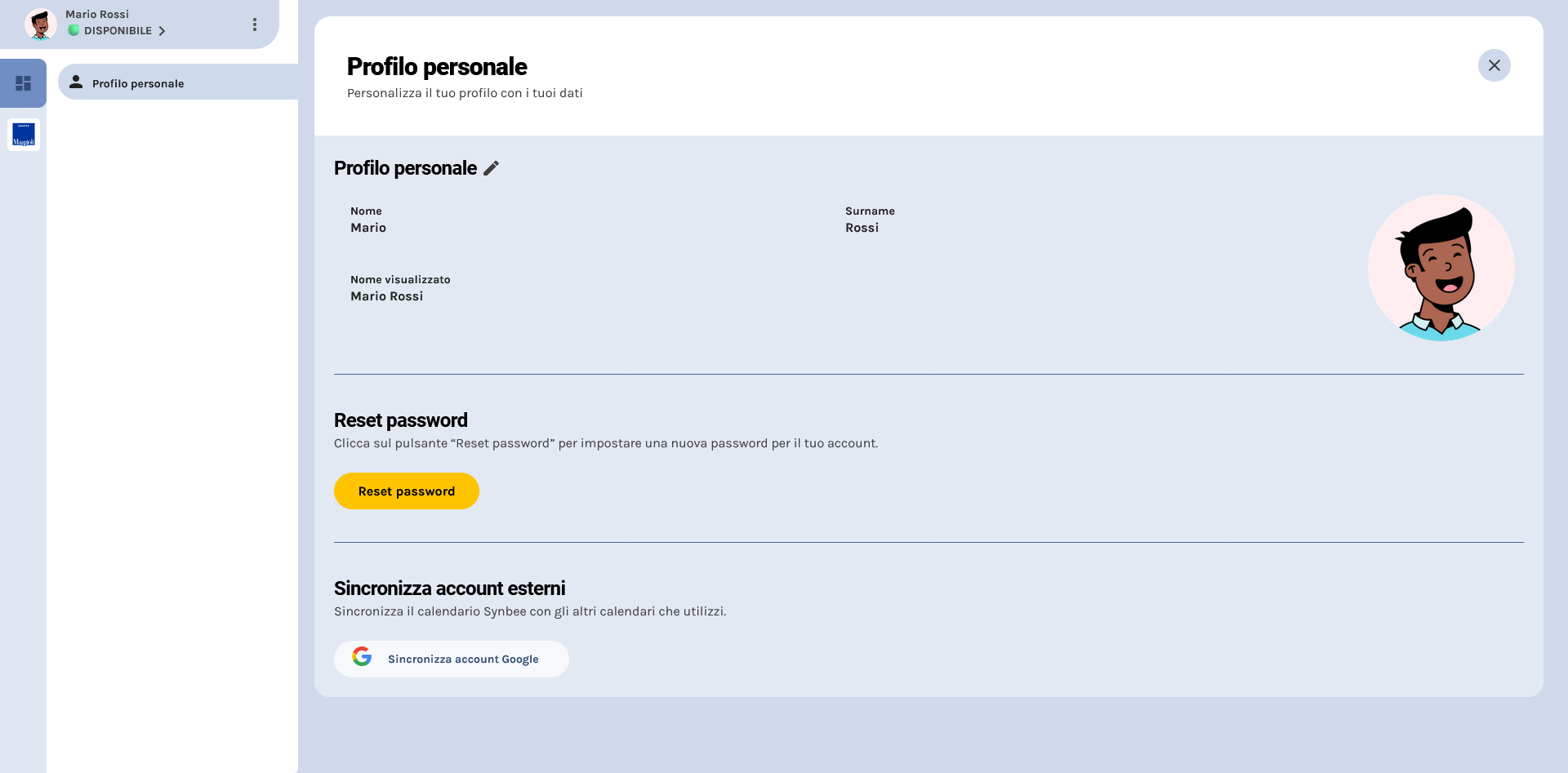 personalizza-profilo